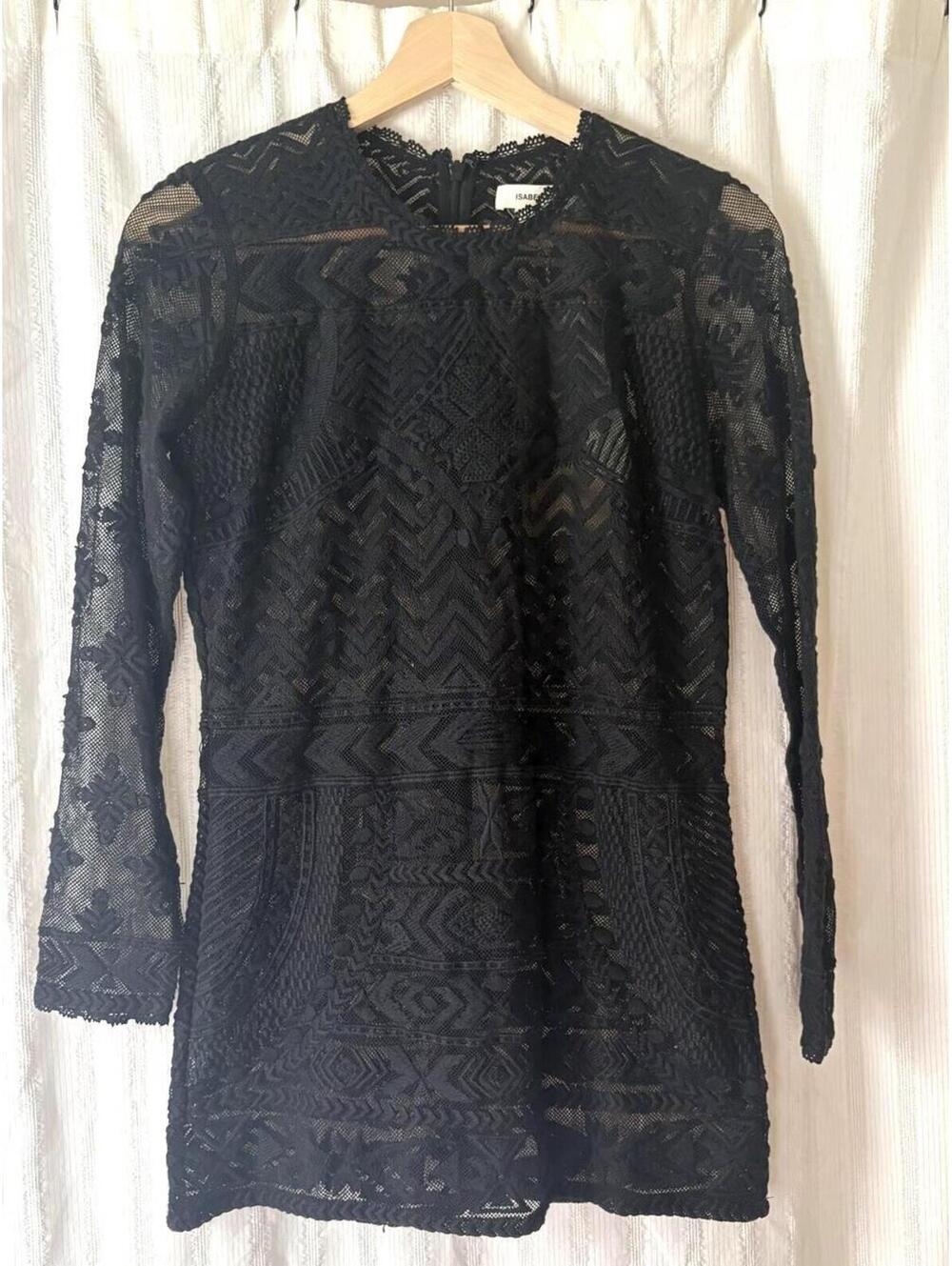Isabel Marant for H&M Black Lace Dress Tunic 2013 NWT US Size 8 #rare #vintage